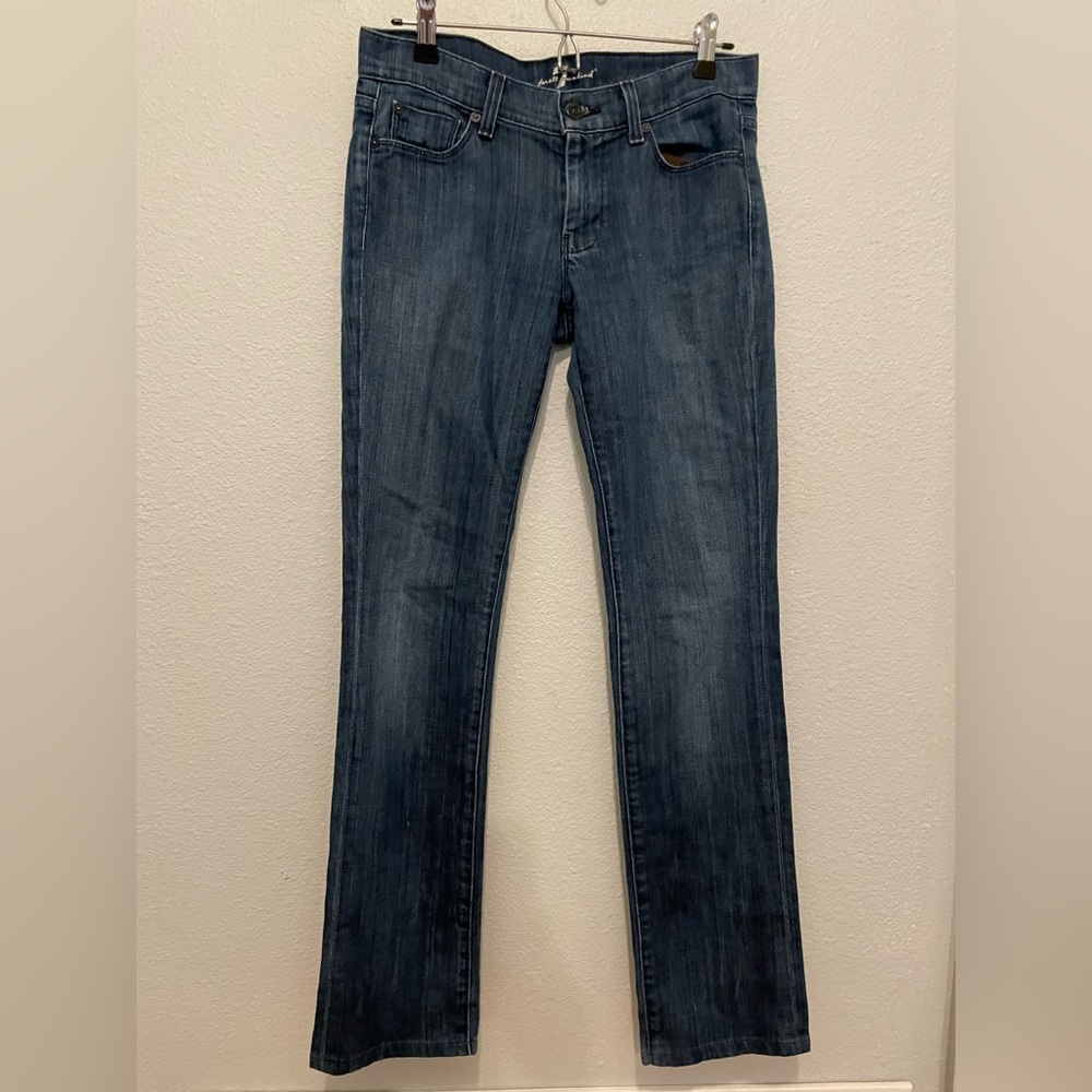 For All Mankind Women's Straight Leg Jeans - Dark Blue